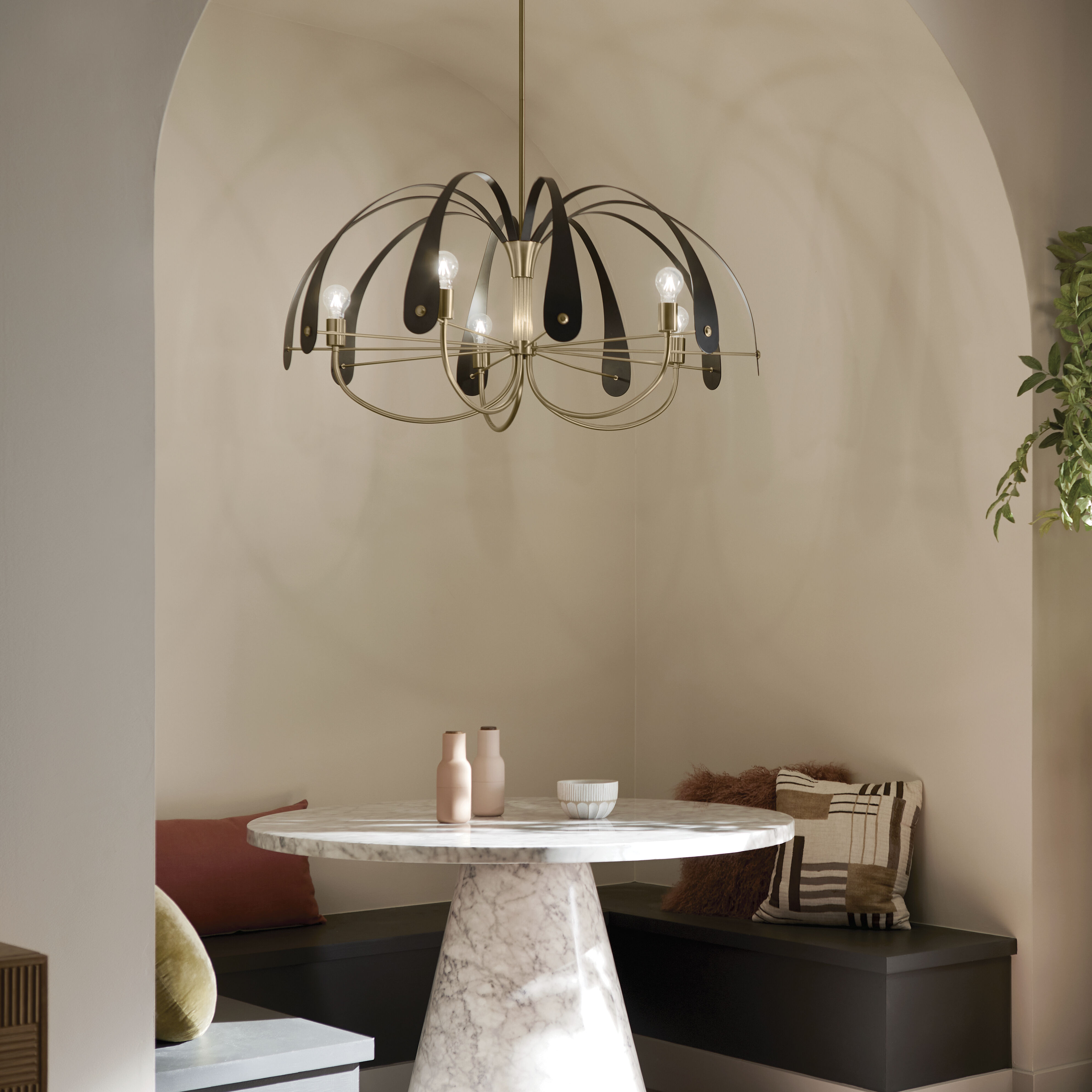 Kichler 52573CPZ Petal LED 42.5 inch Champange Bronze with